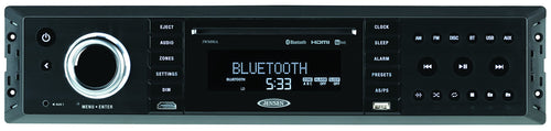 Jensen 3-Zone JWM90A Slimline Theater-Style Bluetooth Wallmount Stereo with App Control, DVD/CD-R/RW & MP3 Compatible, Dual HDMI Video Output, HDMI ARC, USB Play MP3/WMA Files, Rear RCA in/Out