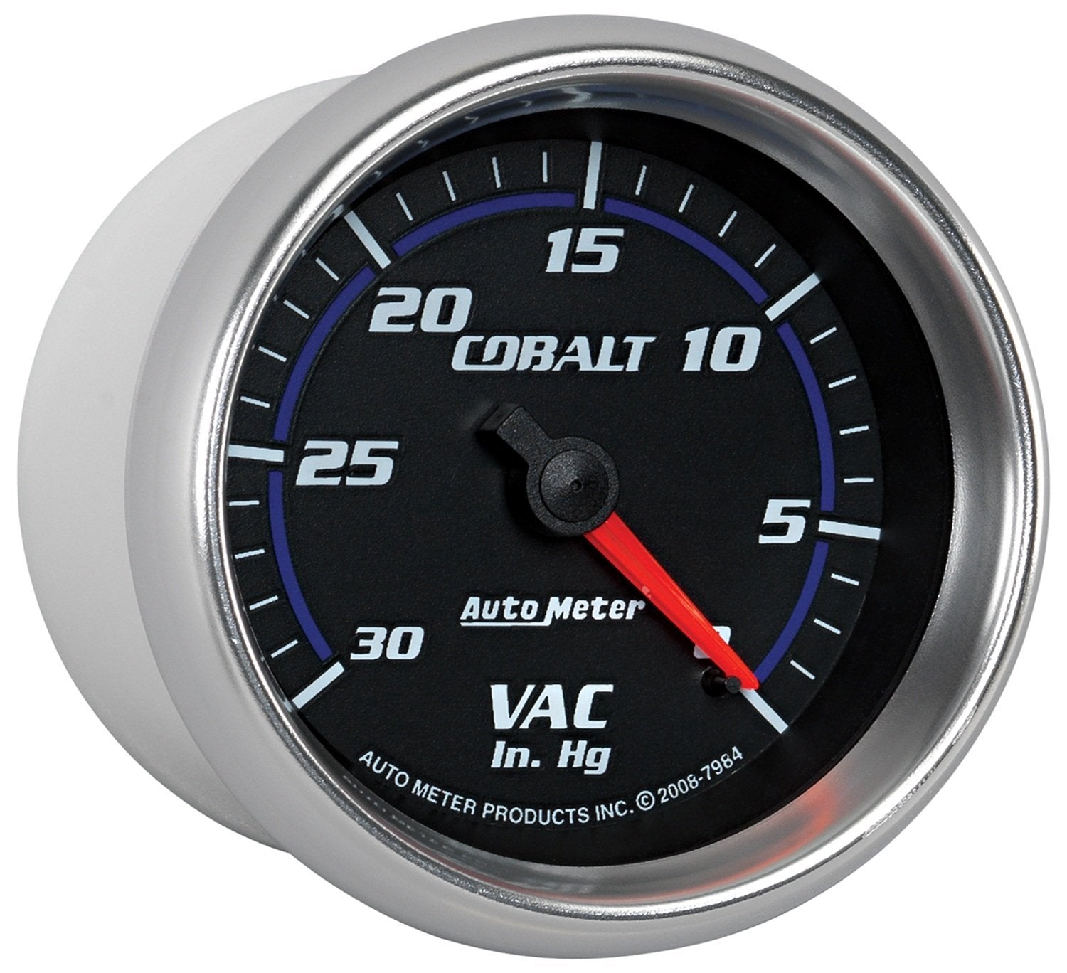 Cobalt Auto Meter 7984 Mechanical Vacuum Gauge