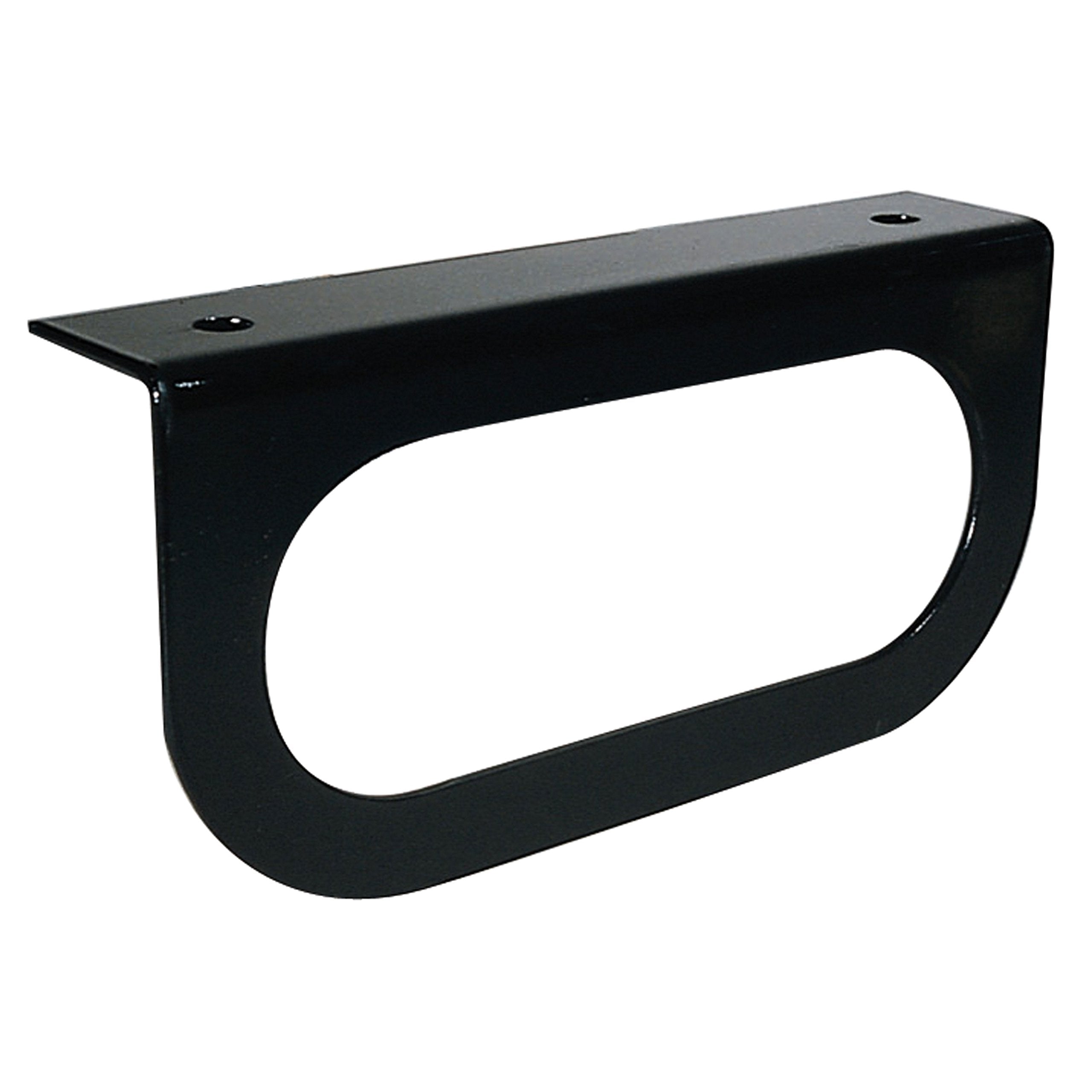 421-09 Peterson Manufacturing 6.5"x2.25" LED (S/T/T Light Assm Bracket L-Mount Ovl Steel Accepts Light), 1 Pack , Black