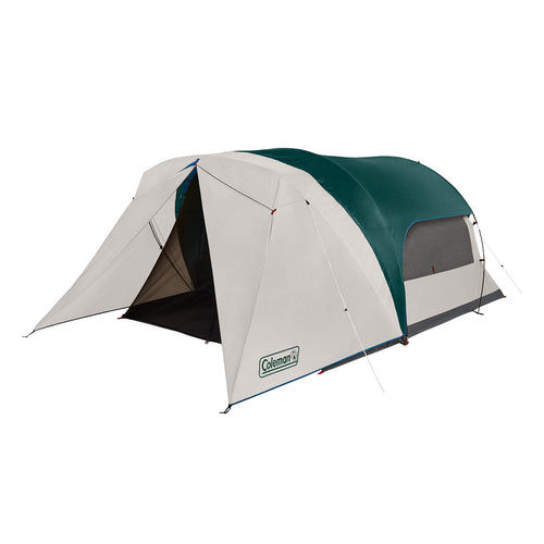 Coleman Camping Tent with Screened Porch 4/6 Person Weatherproof Tent Includes Rainfly Carry Bag Extra Storage and 10 Minute Setup