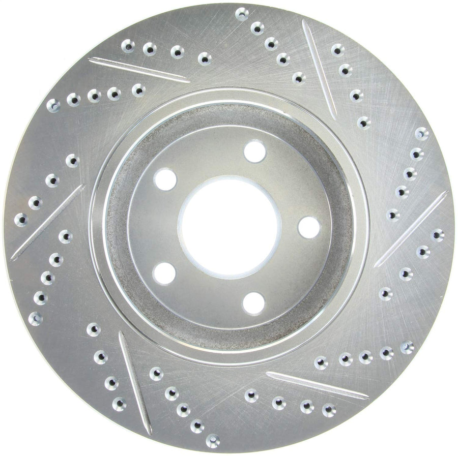 StopTech 227.62078R Brake Rotor Select Sport Drilled and Slotted; Front Right