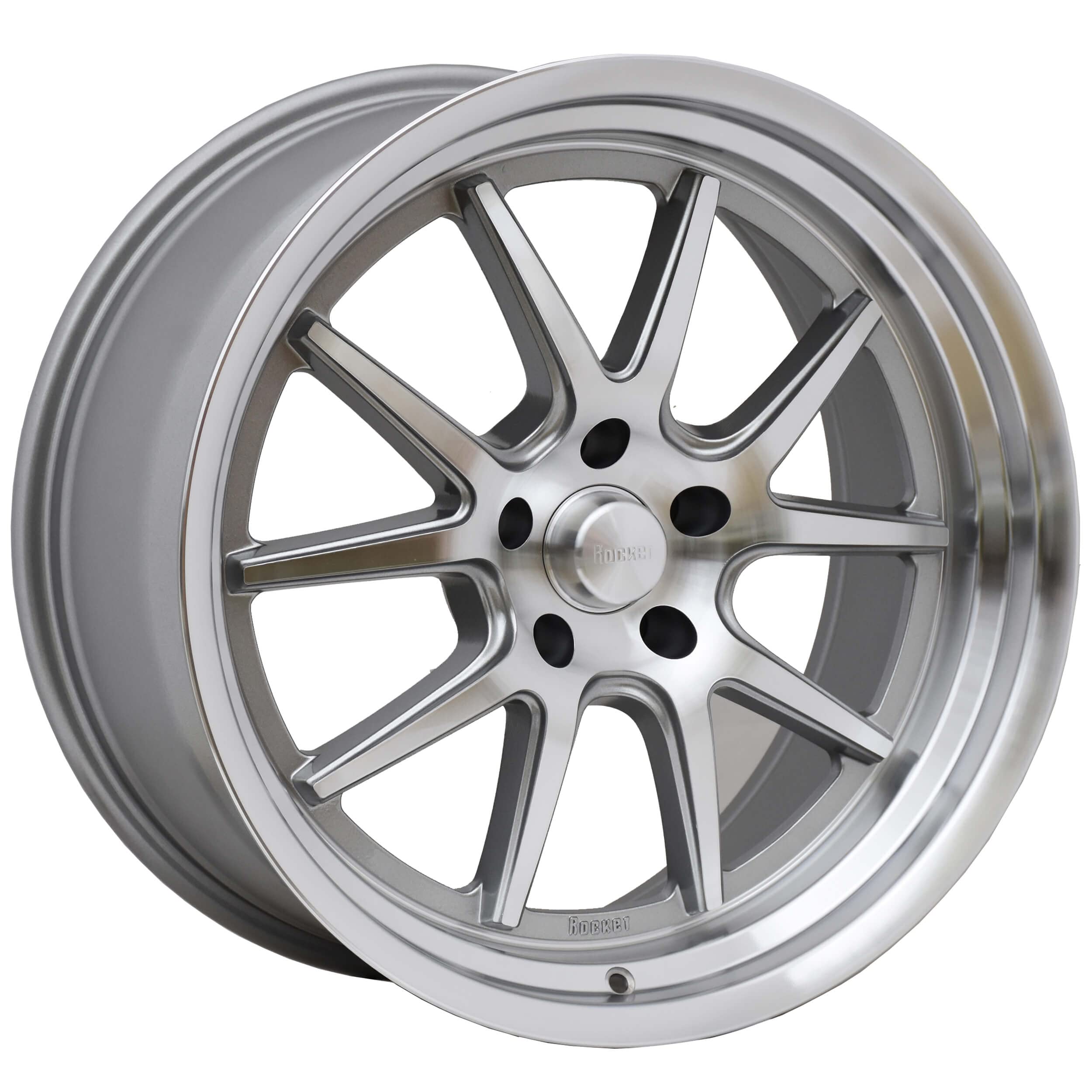 TTR19-216160 Rocket Racing Wheels 20x10 Attack Machined 5x4.75 6.0 bs