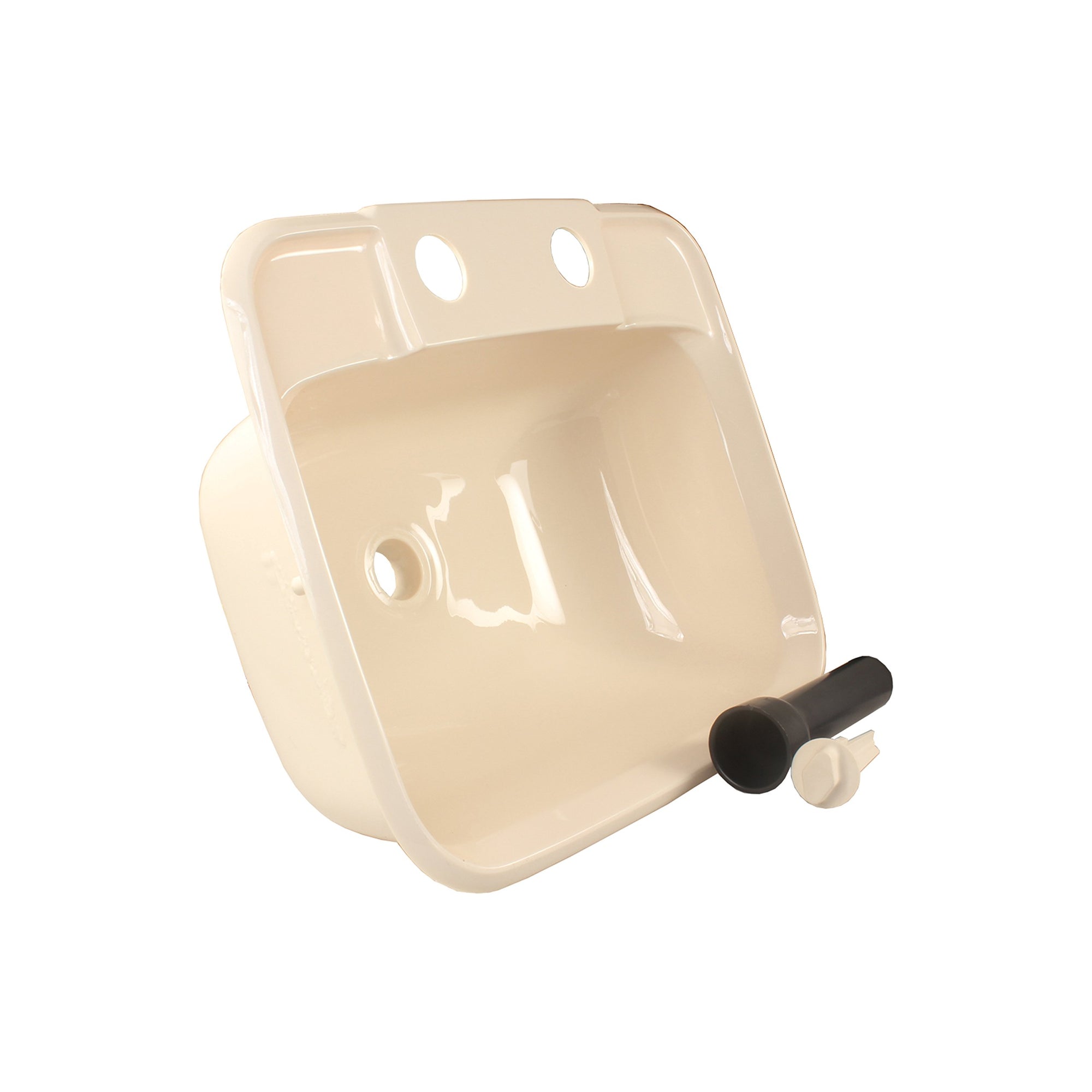 Molded Lavatory Sink JR Products - Parchment