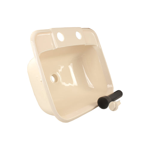 Molded Lavatory Sink JR Products - Parchment