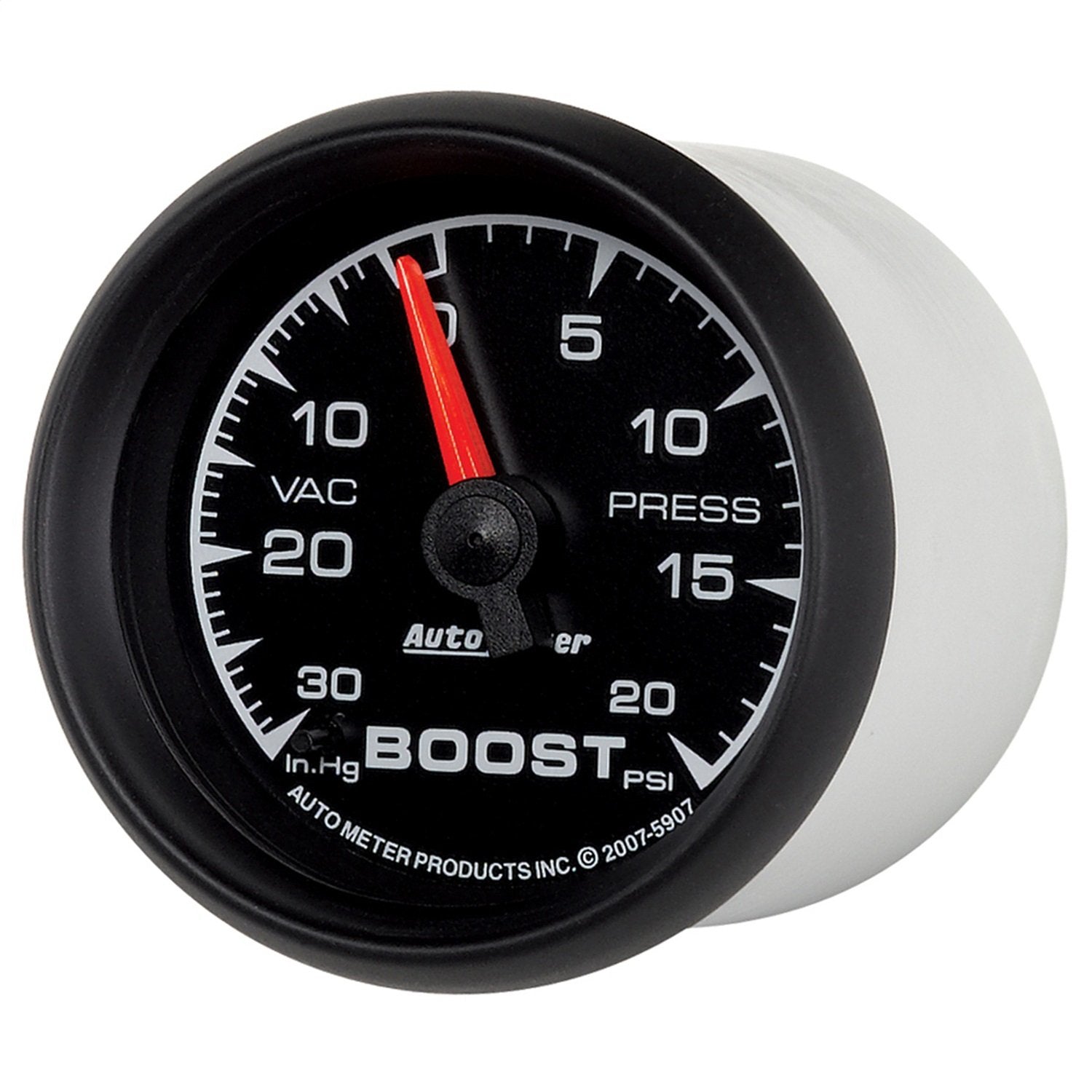 Auto Meter 2-1/16" 30 in. Hg/20 PSI Mechanical Vacuum/Boost Gauge 5907 ES