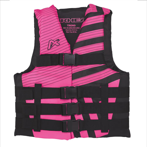 Airhead Trend Women’s Life Jacket, Coast Guard Approved, 2X-Large/3X-Large, Pink