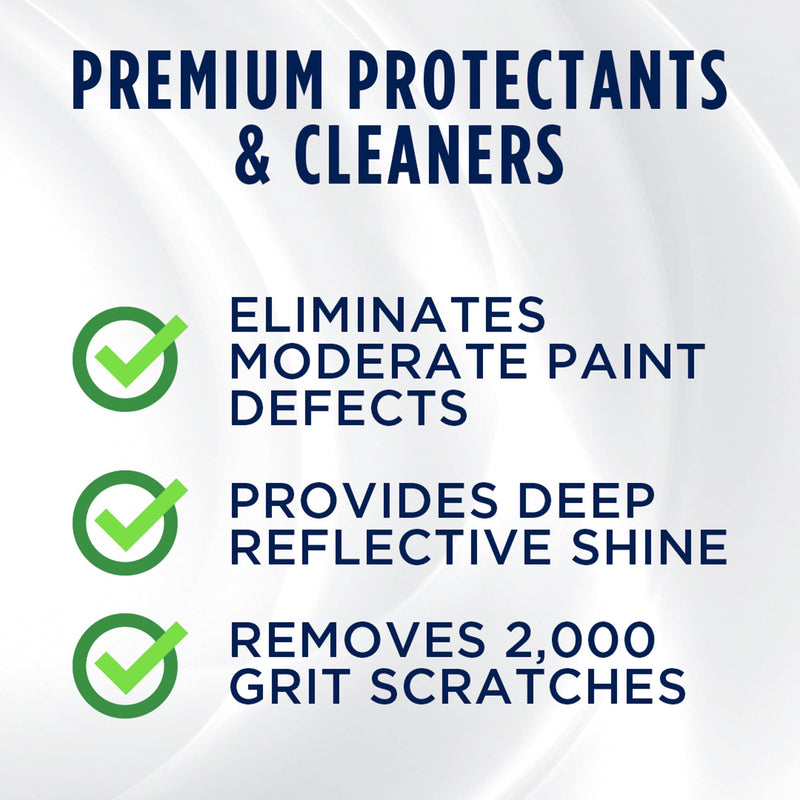 303 Polish - Eliminates Swirls for High Gloss, Reflective Shine - Provides Deep Shine to Paint - Removes 2000 Grit Scratches (Step 2), 12 fl. oz. (30704)
