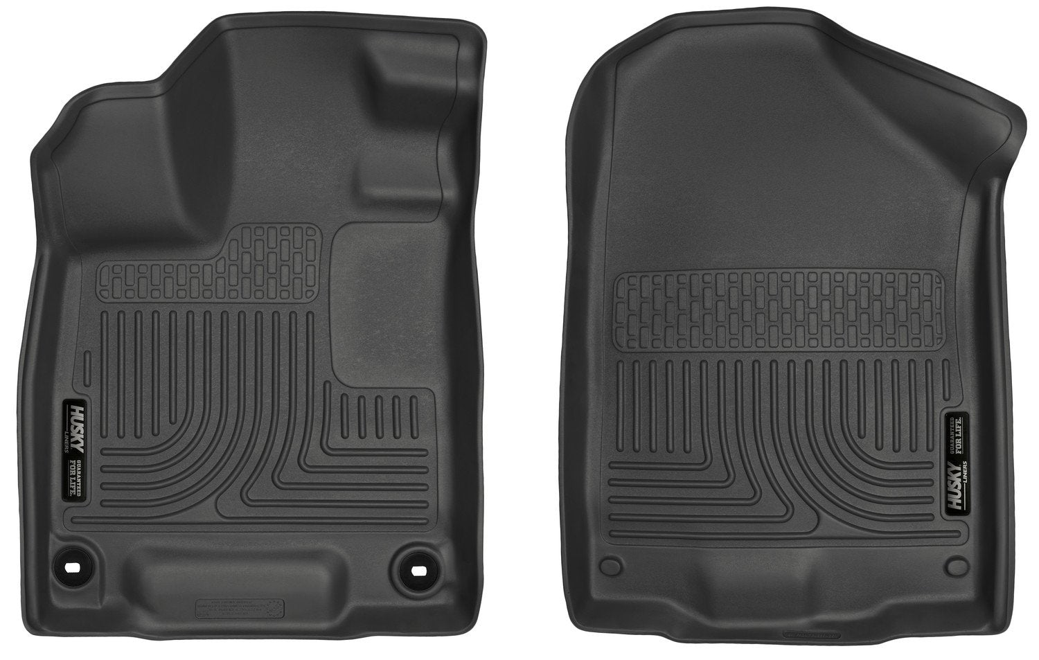 Husky Liners Floor Mats Weatherbeater | Fits 2017-2026 Honda Ridgeline | Front Row, 2-pc Black - 18431