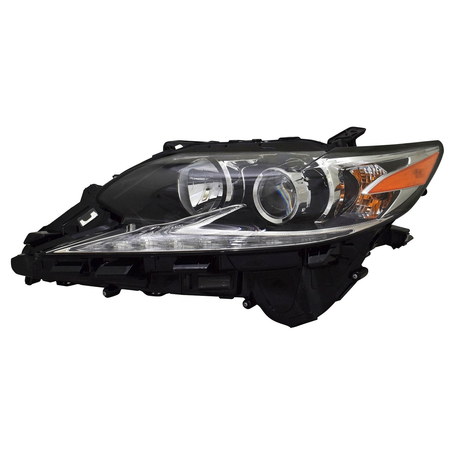 Left TYC Headlight Assembly Compatible with 2016-2018 Lexus ES350