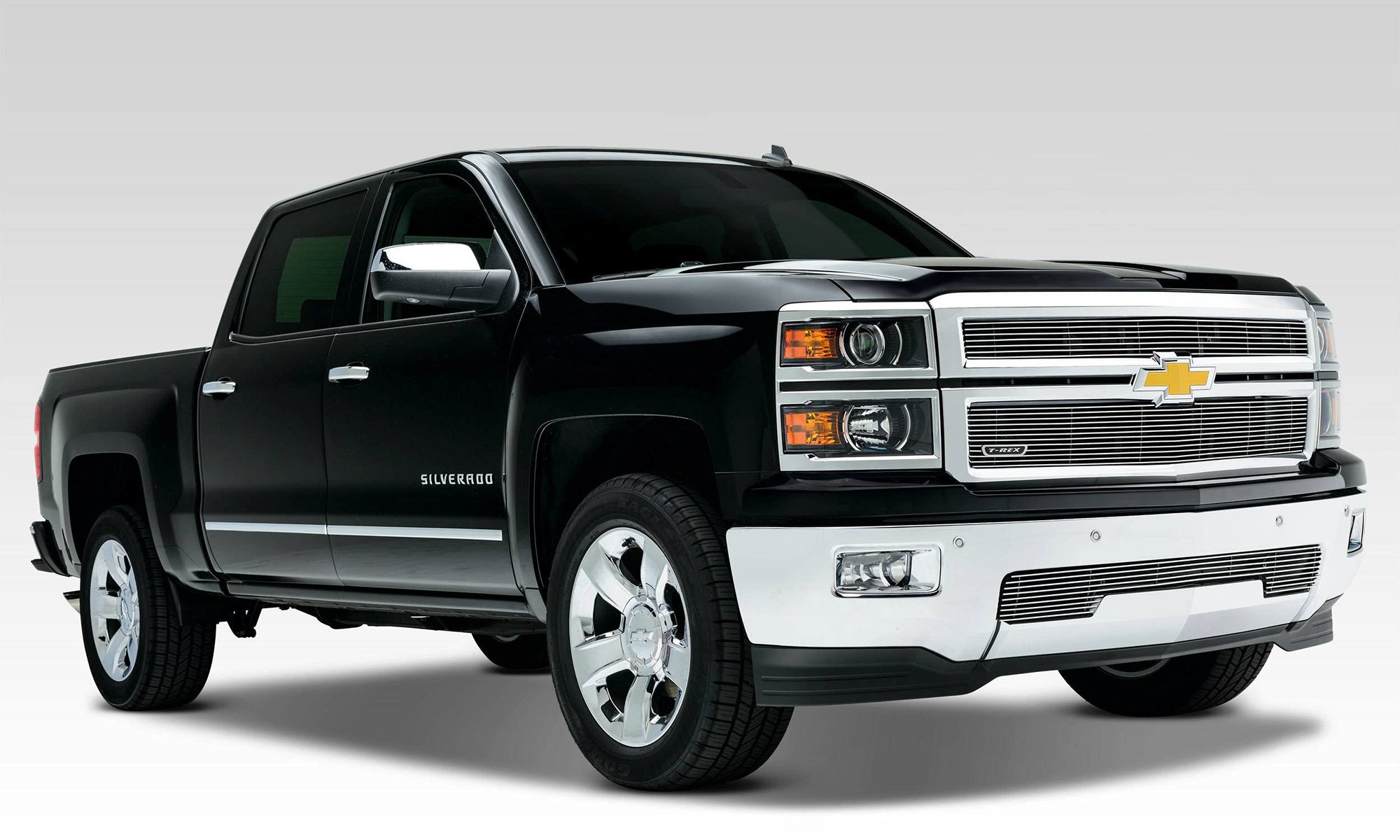 Billet Series T-Rex 21117 Polished Main Grille for Chevrolet Silverado