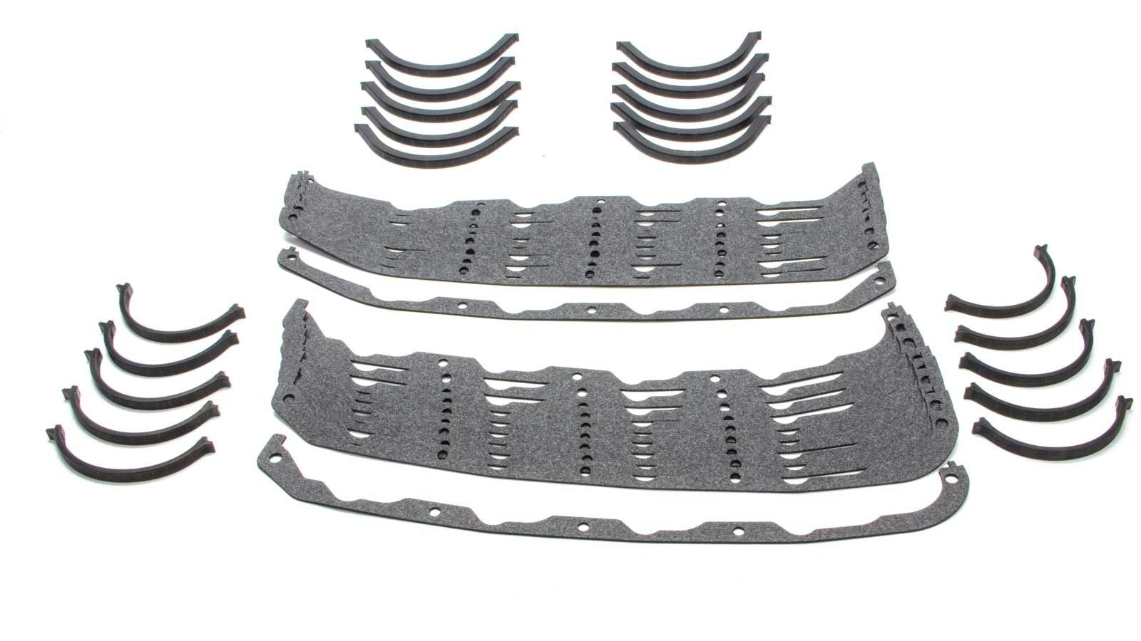 Oil Pan Gasket SCE Gaskets 11096-10 for Small Block Chevy, (Dyno-Pack of 10)
