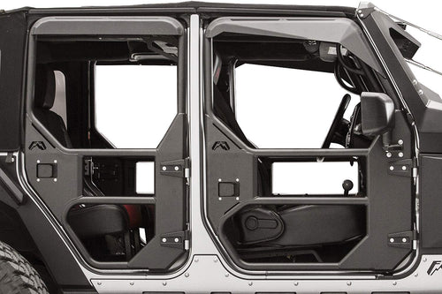 2007-2017 Jeep Jk Fab Fours Front Full Tube Door