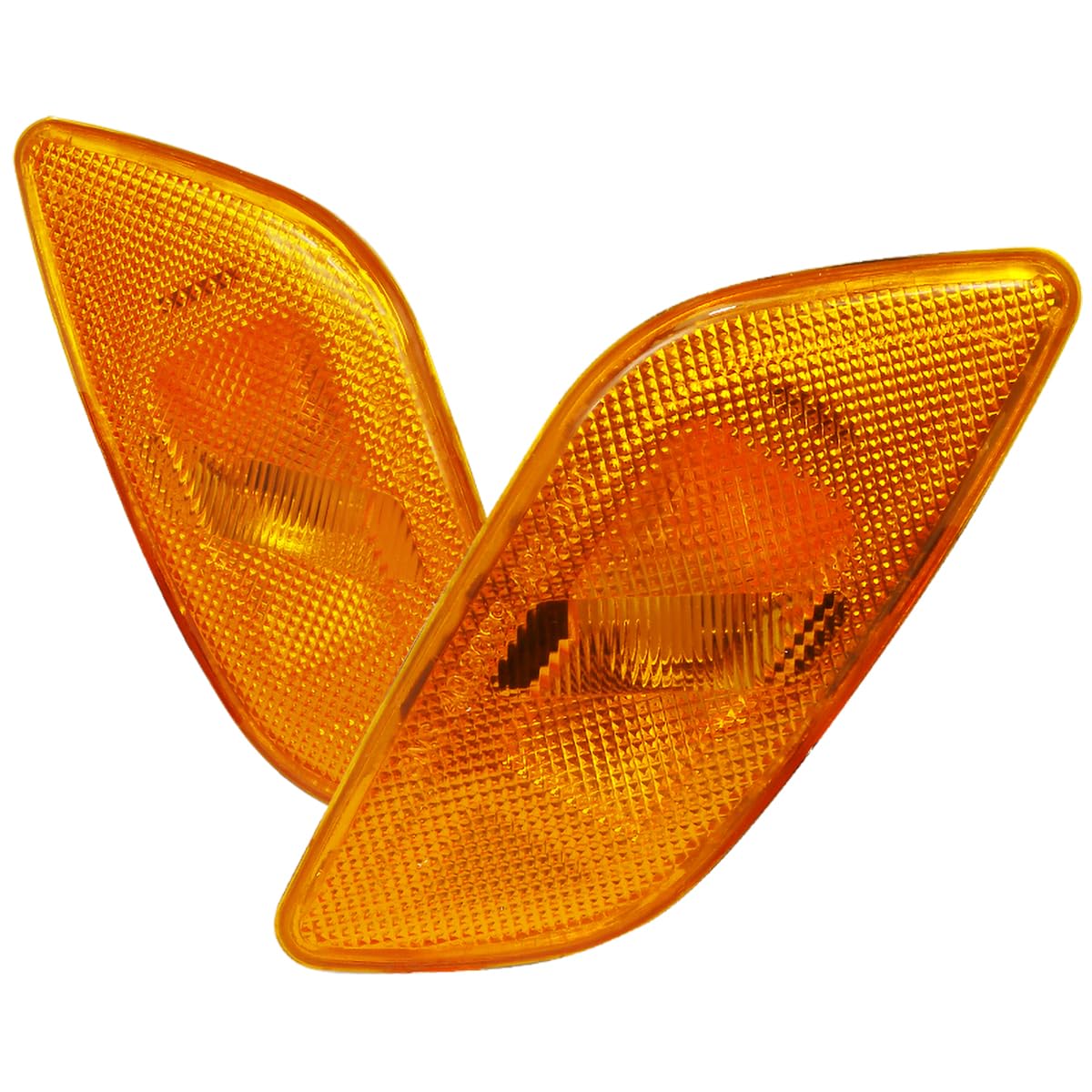Amber Lens SPEC-D TUNING Front Side Marker Lights Compatible with 2002-2003 Subaru Impreza WRX RS L+R Pair Assembly