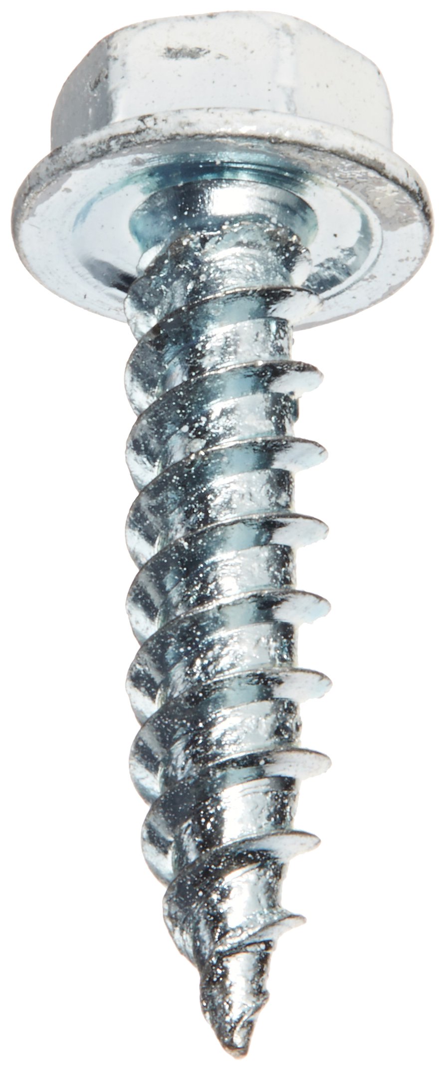AP Products W 0012-TR1000 8 X 3/4 White Unslotted Hex Washer Head Screw - Pack of 1000