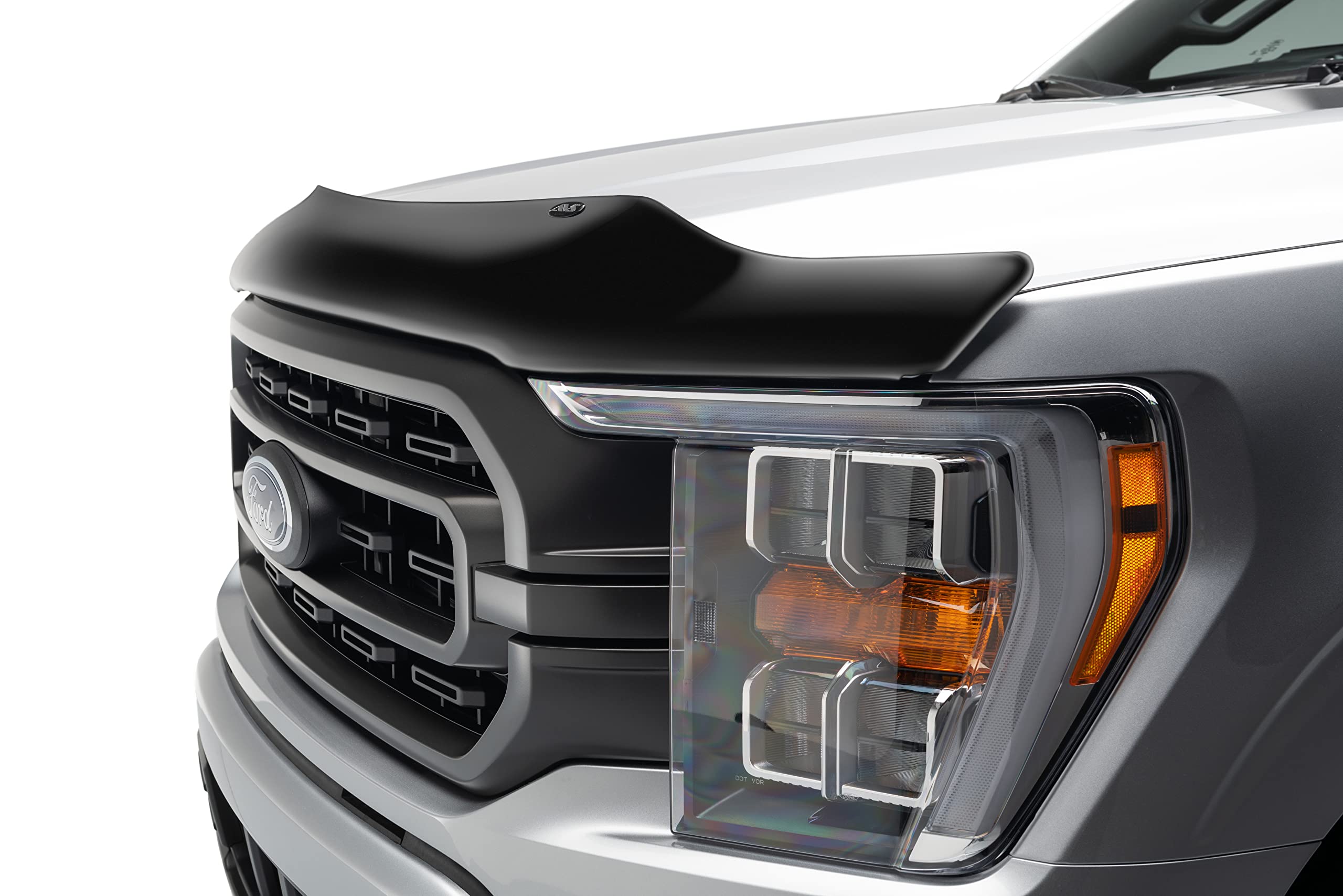 Bugflector Hood Shield / Protector Auto Ventshade [AVS] | Fits 2016 - 2023 Toyota Tacoma | High Profile Bug Deflector - 1 pc., Dark Smoke | 23681