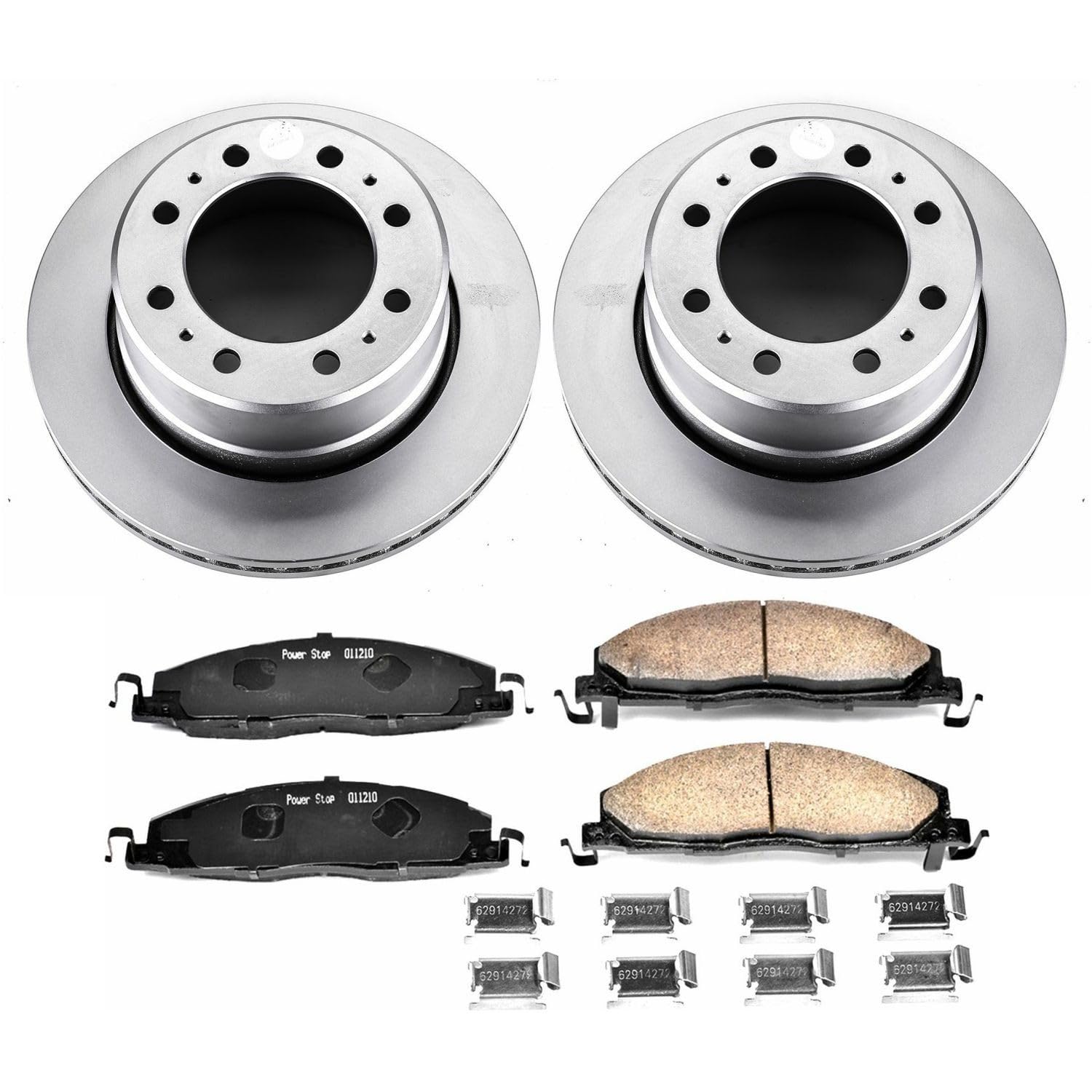 Rear Power Stop CRK7131 Z17 Evolution Geomet Coated Brake Kit For Ram 3500 2013-2018 [Model Specific]