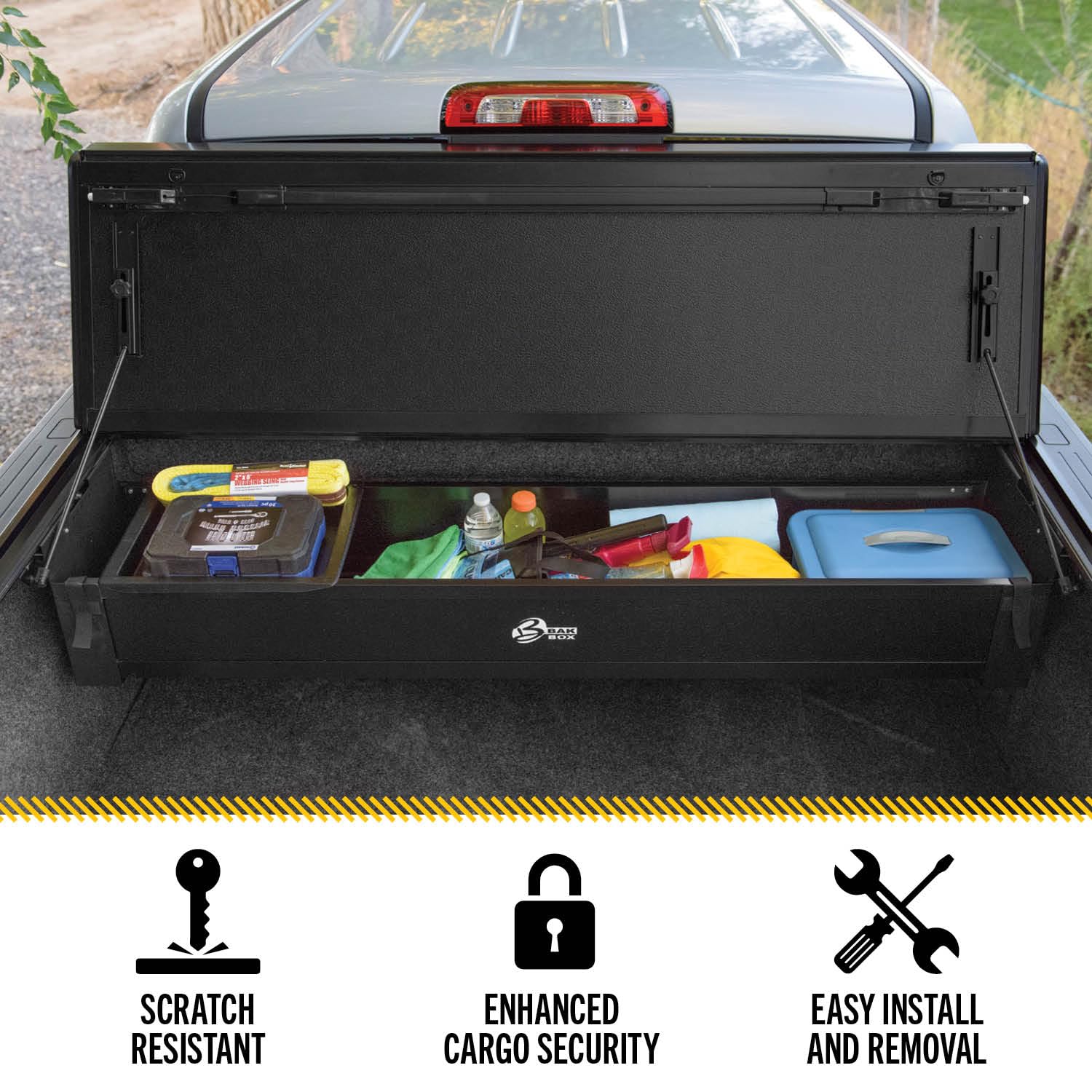 BAK BAKBox 2 Utility Box Fold-Away | 92524 | Fits 2016 - 2018 Nissan Titan XD All Beds