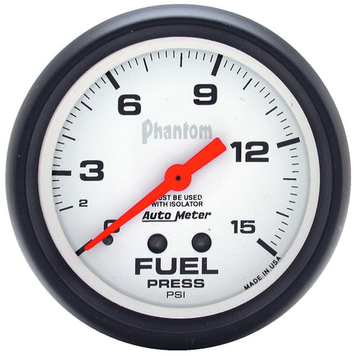 Phantom Auto Meter 5813 Mechanical Fuel Pressure Gauge