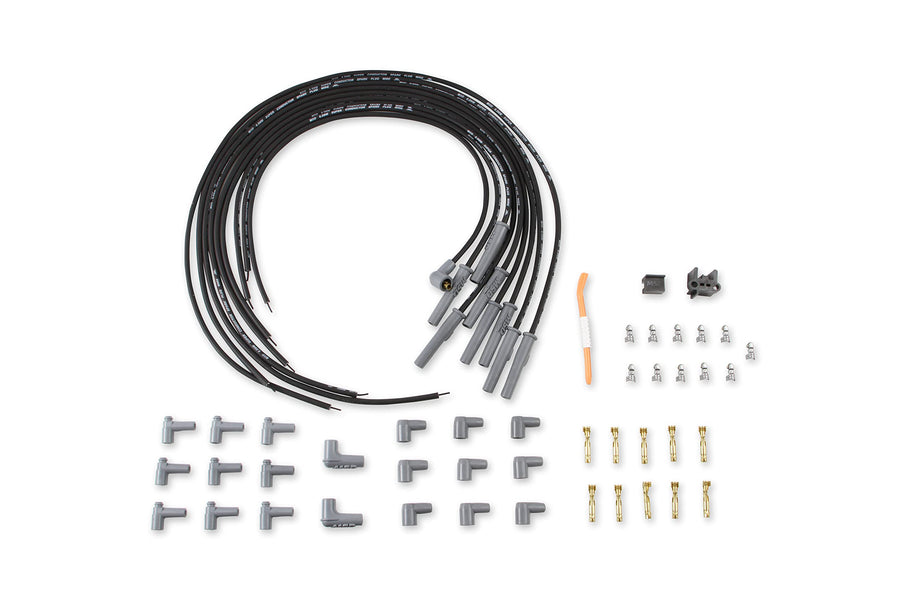 8-Cylinder MSD 31193 Black, 8.5mm Super Conductor Multi-Angle, Universal