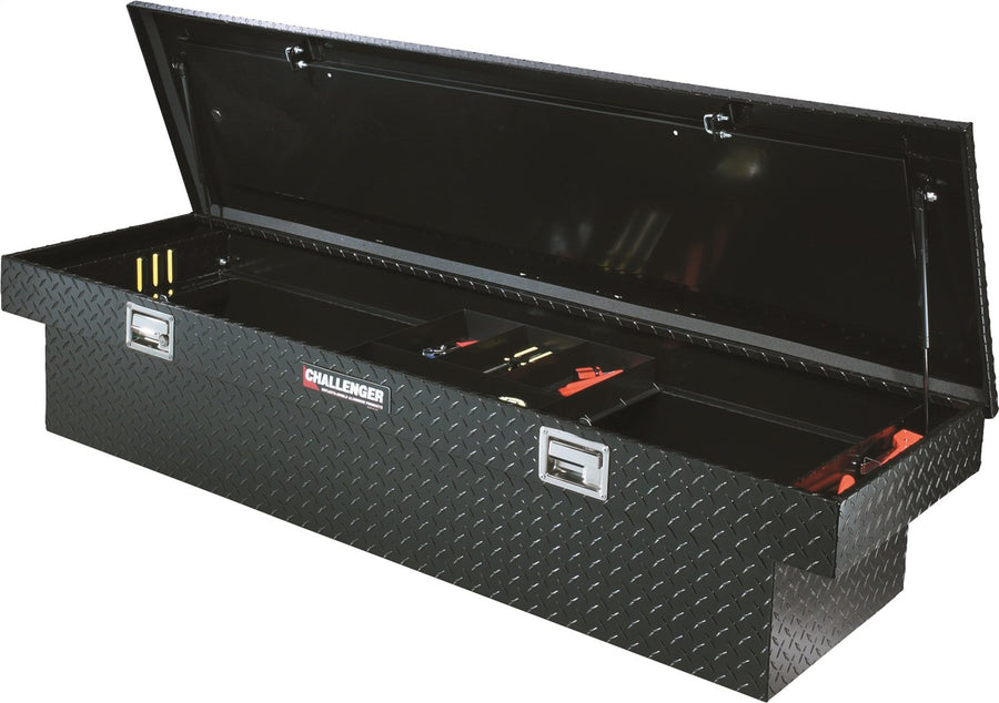 Lund Challenger Series Black Low-Profile Single-Lid Crossover Specialty Storage Box 75400