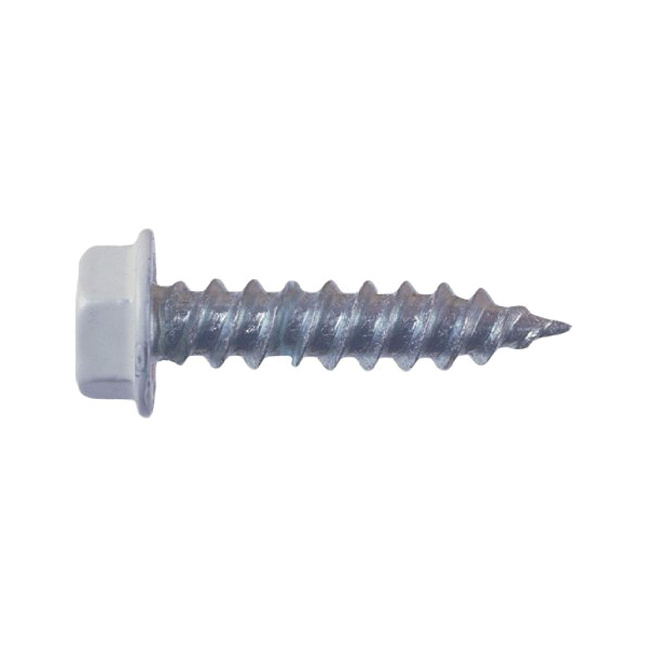 Hex Washer Head White Screws