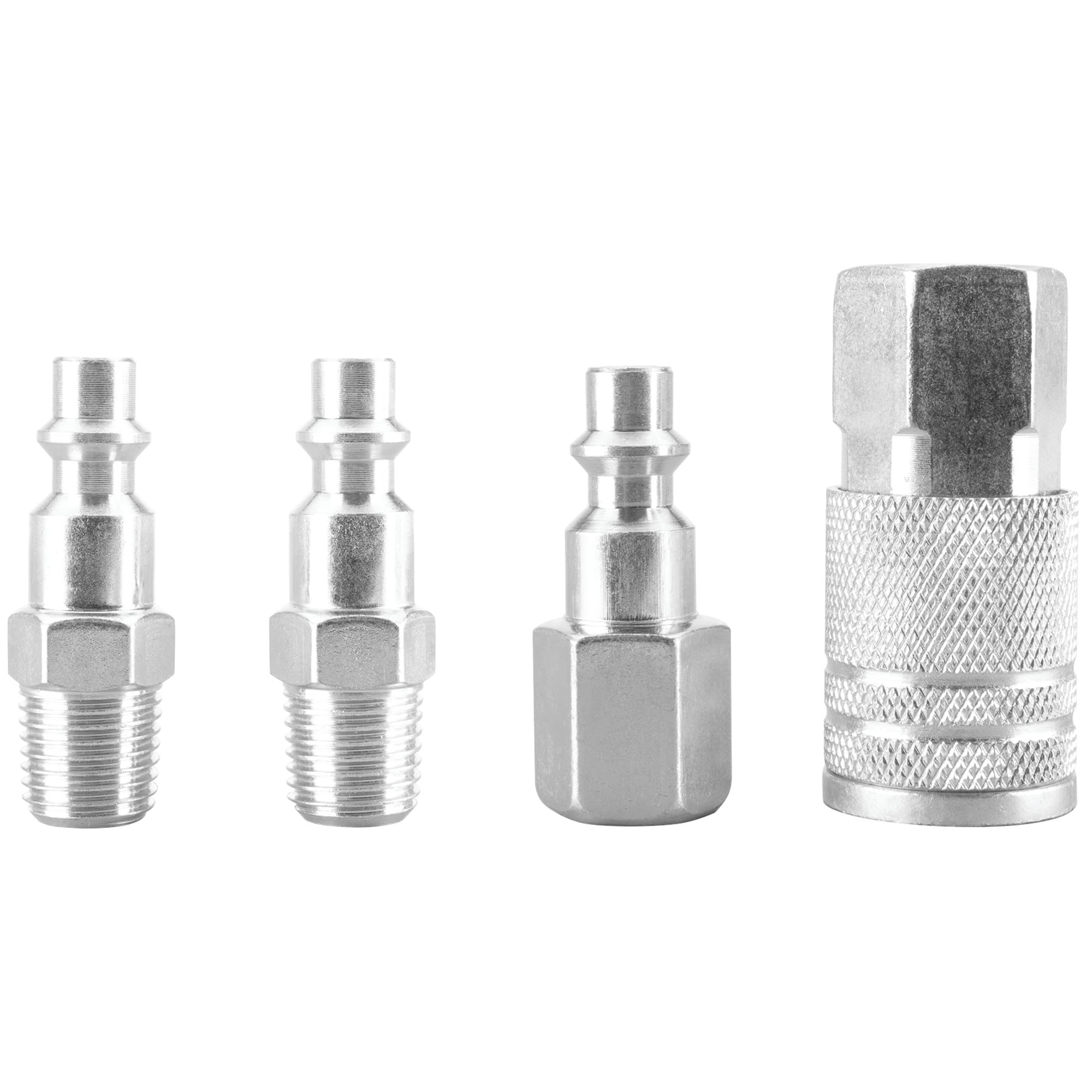 Quick Coupler Performance Tool 1481 with Male and Female Adapters - Durable Plated Finish for Reliable Performance