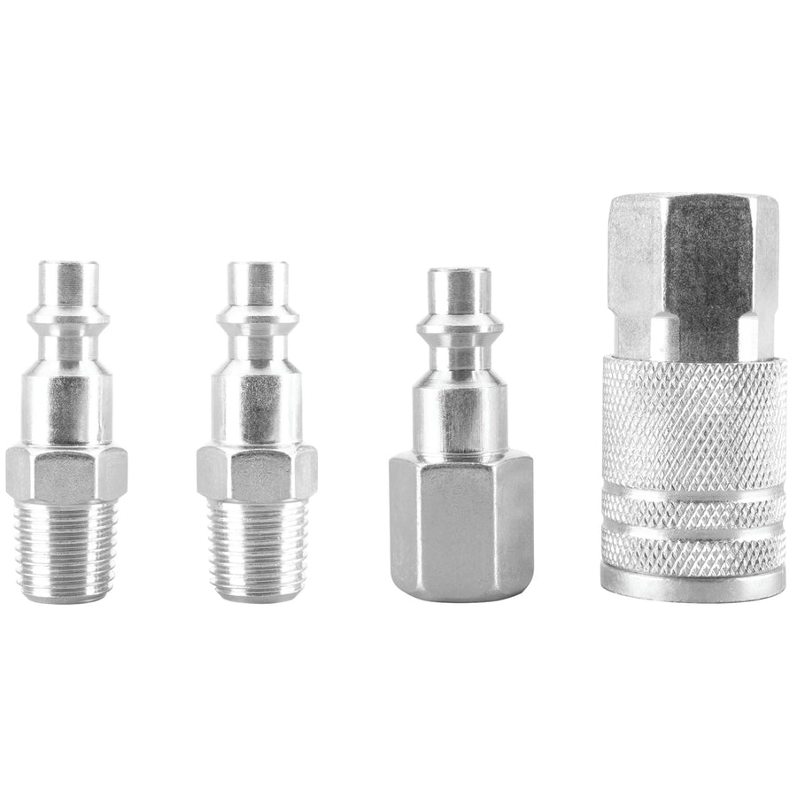 Quick Coupler Performance Tool 1481 with Male and Female Adapters - Durable Plated Finish for Reliable Performance