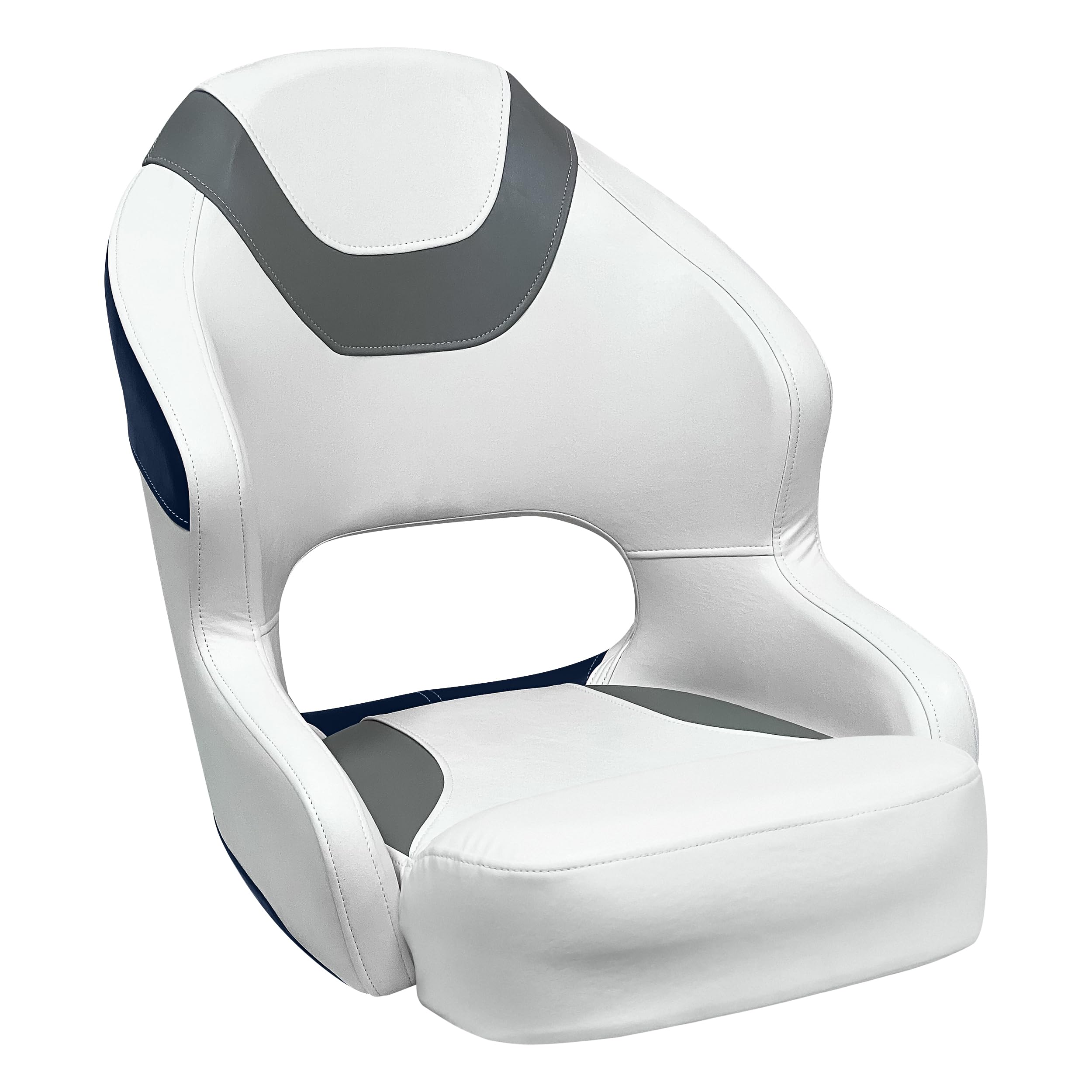 Baja Series Wise 3314-1773 Bucket Seat, Brite White/Grey/Round Midnight Blue