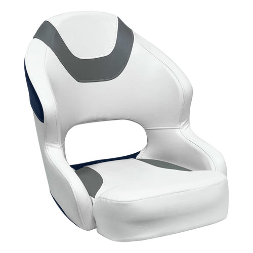 Baja Series Wise 3314-1773 Bucket Seat, Brite White/Grey/Round Midnight Blue