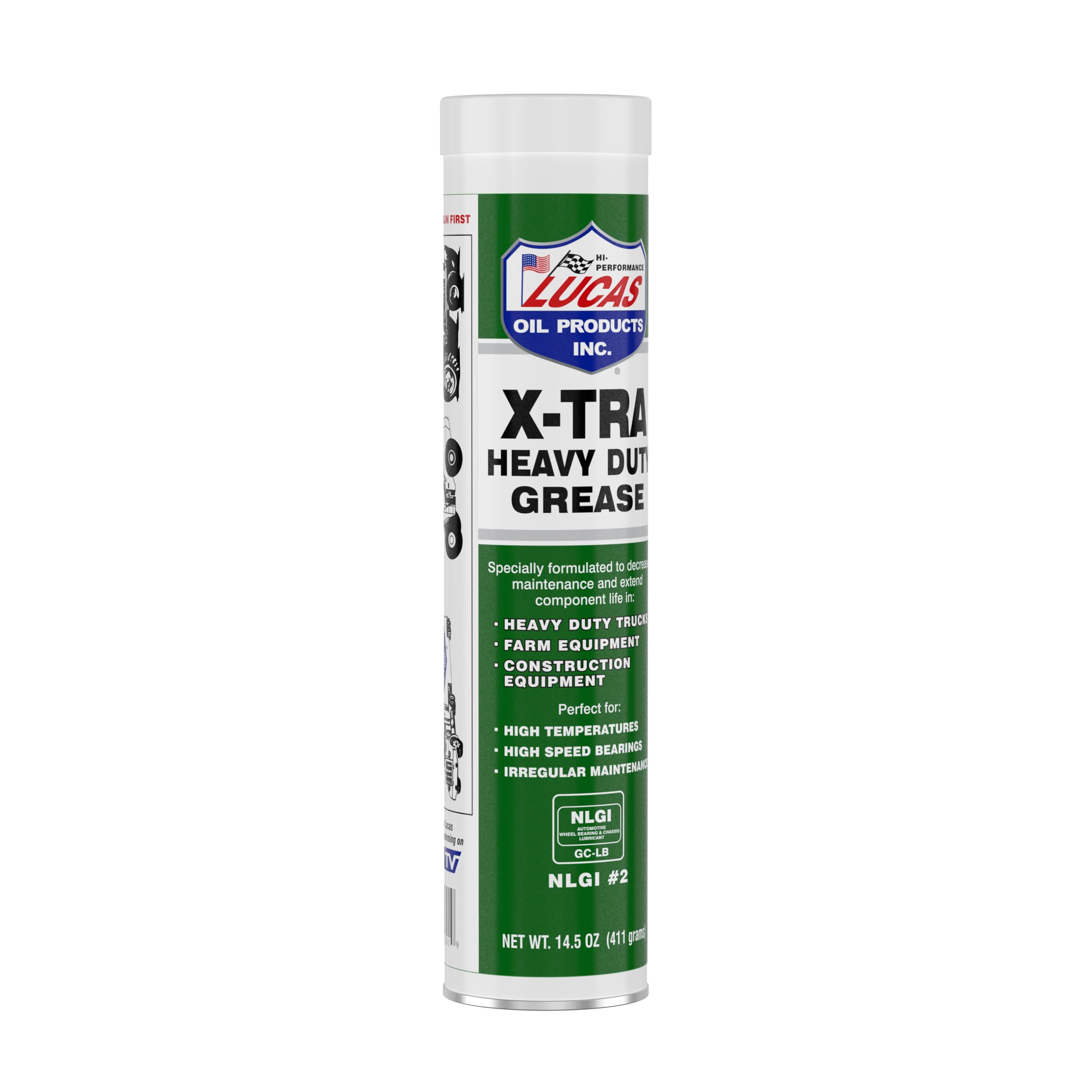 10301 Lucas Oil Heavy Duty Grease 14.5 Ounce, 14.5 oz,Green
