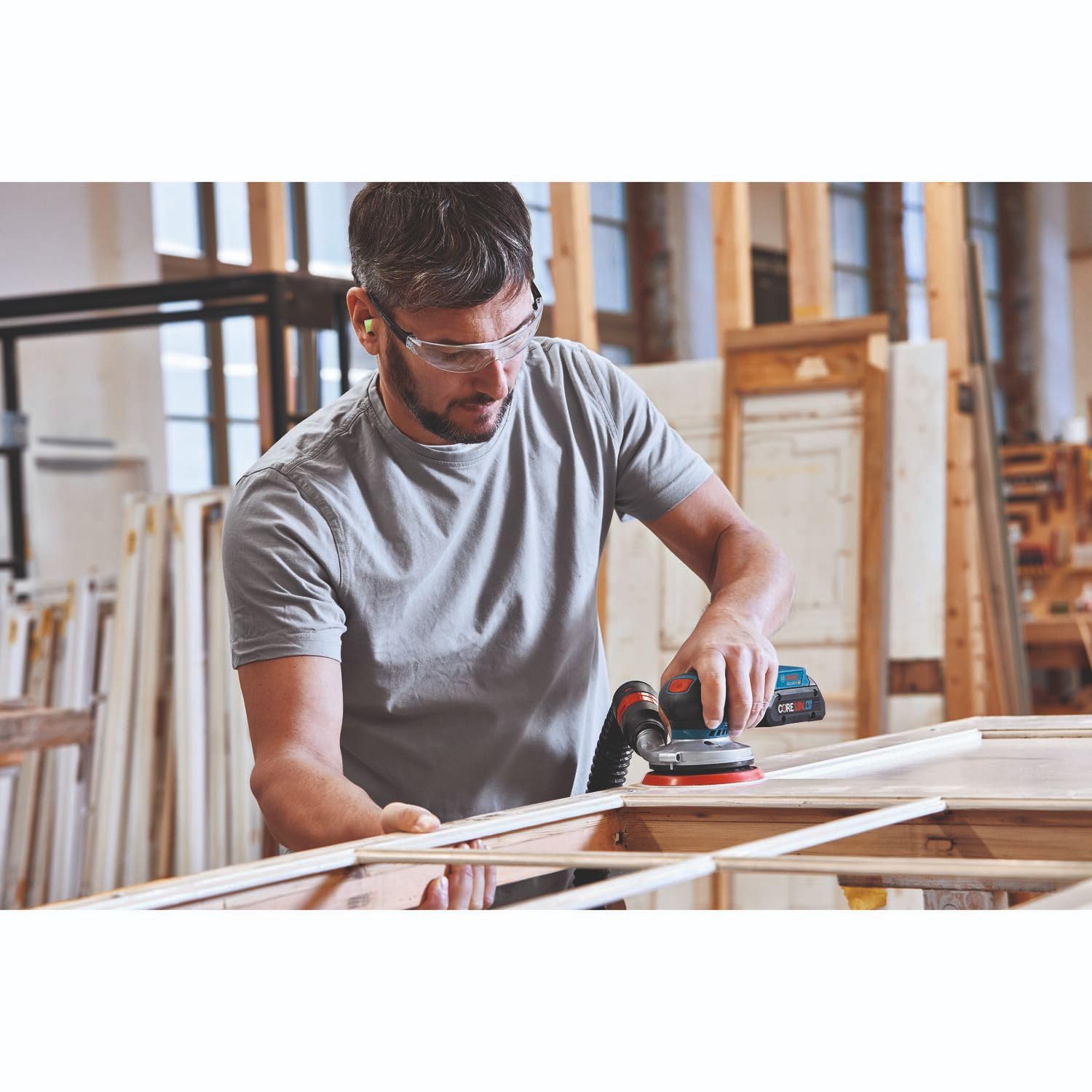 BOSCH 18V GEX18V-5N Brushless 5 Inch Cordless Random Orbit Sander (Bare Tool)