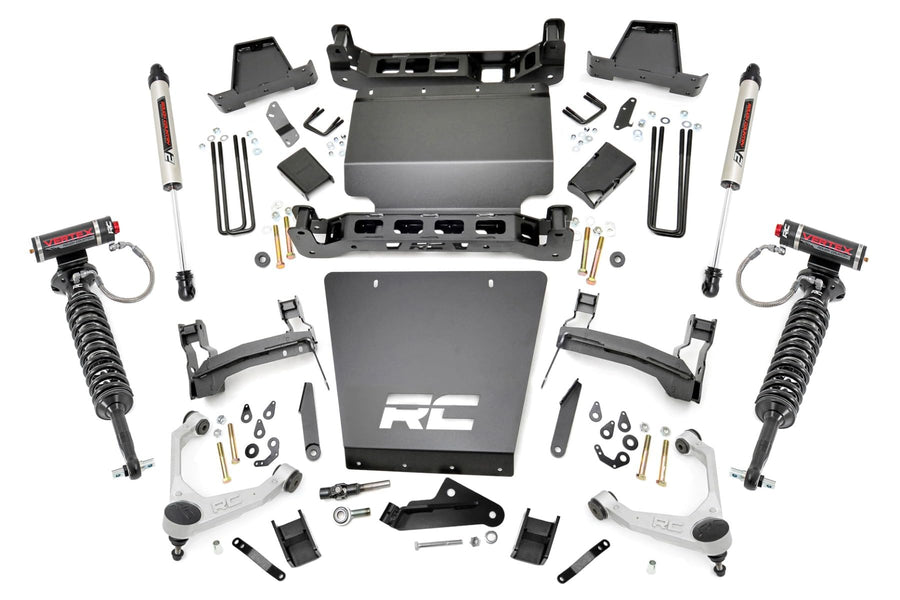 7" Lift Kit with Vertex Coilovers/V2 Rear Shocks for Chevy Silverado & GMC Sierra 1500 Rough Country (2016-2018 w/Stamped Steel Control Arms)