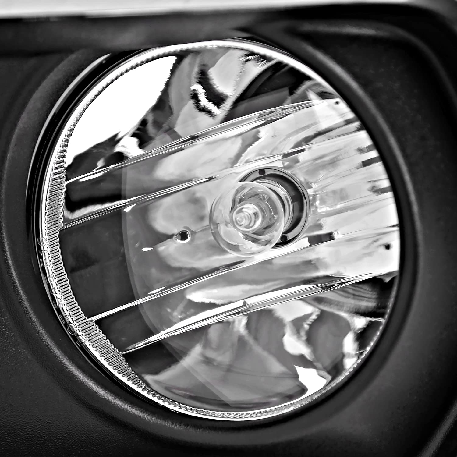 Chrome Trim Fog Lights + Bezels + Switch SPEC-D TUNING Compatible with 2021-2022 Chevy Colorado, Left + Right Pair Assembly