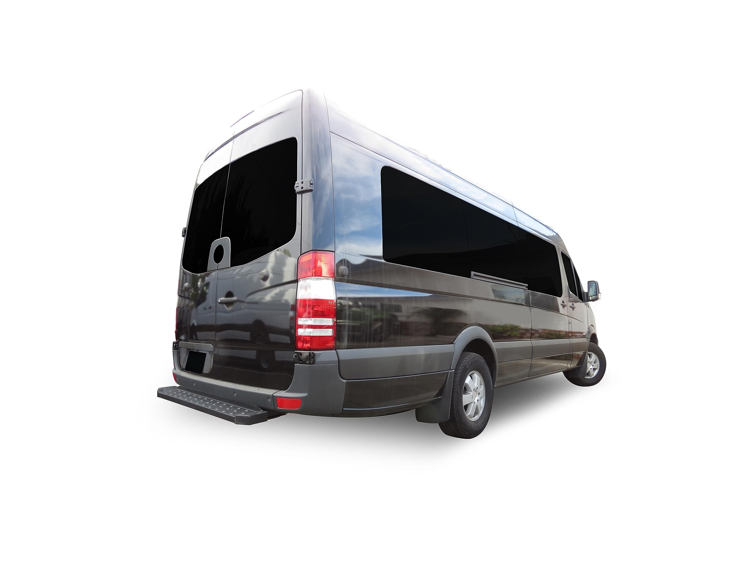 Spartan Black Horse Rear Step Board Compatible with 07-09 Sprinter 2500/3500|07-16 Freightliner Sprinter 2500/3500|19-24 Benz Sprinter 1500|10-24 Benz Sprinter 2500/3500/4500-8DOSPA