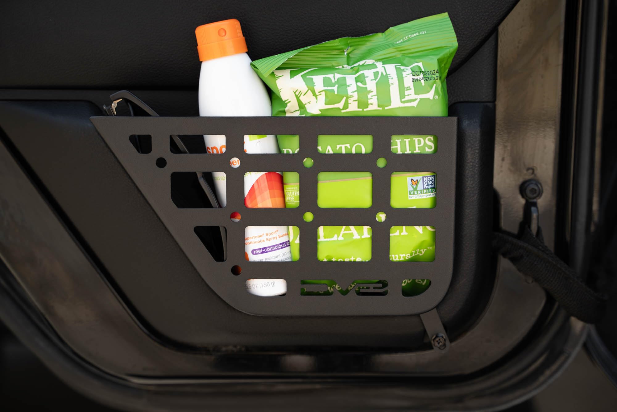 Slim Rear Door Molle Pockets DV8 Offroad for 2011-2018 Jeep Wrangler JK | Replaces The Weak Factory Netting | Slimmer Width for Improved Legroom | Molle Panel Design for Gear Mounting Solutions | Pair