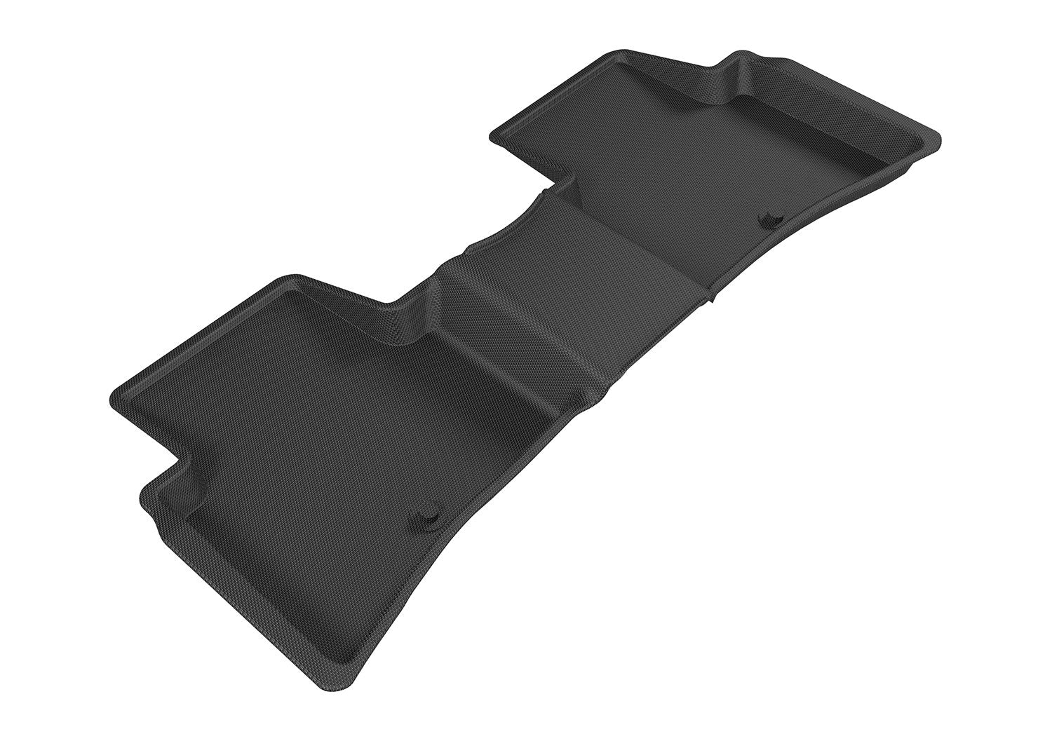 3D MAXpider Second Row Custom Fit All-Weather Floor Mat for Select Hyundai Tucson Models - Kagu Rubber (Black) L1HY06621509