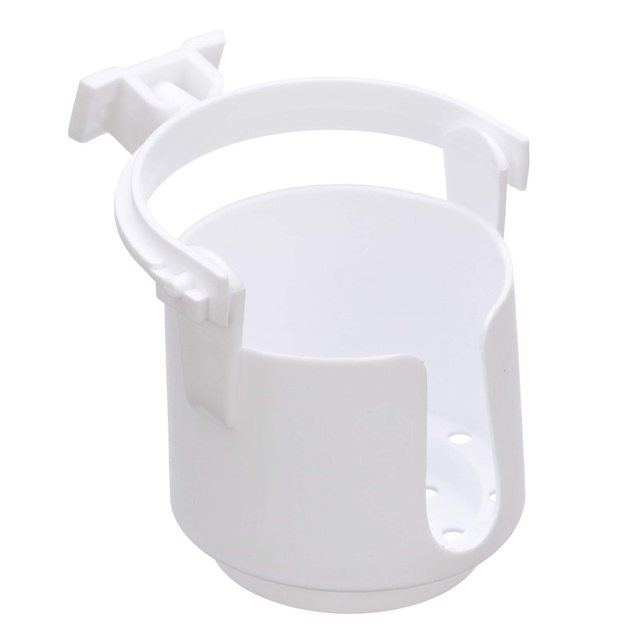 Gimballed Drink Holder Attwood 11631-4 Molded Plastic, Slot for Coffee Mug Handle, Self-Draining, 4 Inches H x 4 3/8 Inches W