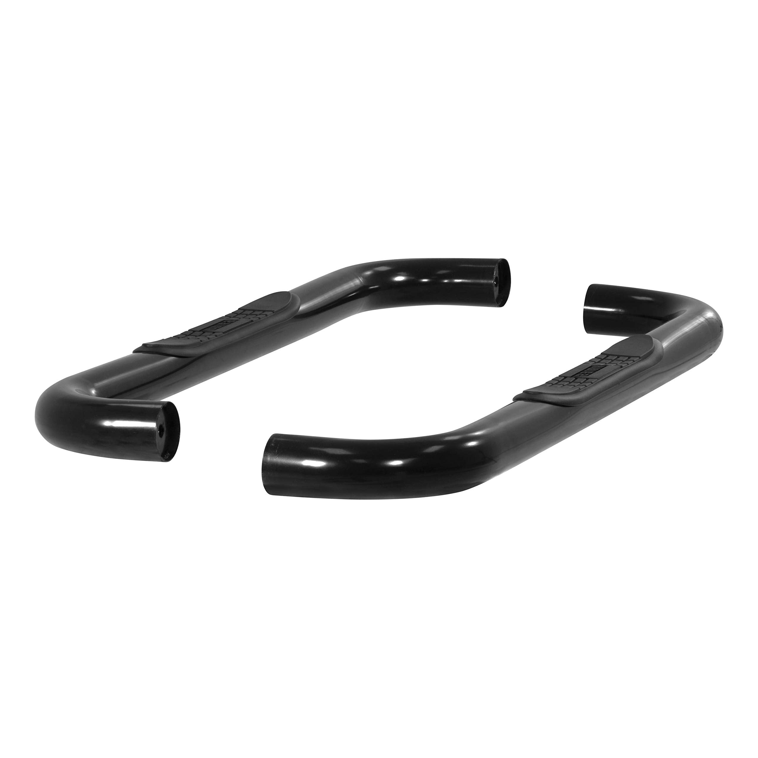 3-Inch Round Black Steel ARIES Nerf Bars, No-Drill, Fits Select Chevrolet Blazer FS, Tahoe, GMC Yukon, C, K