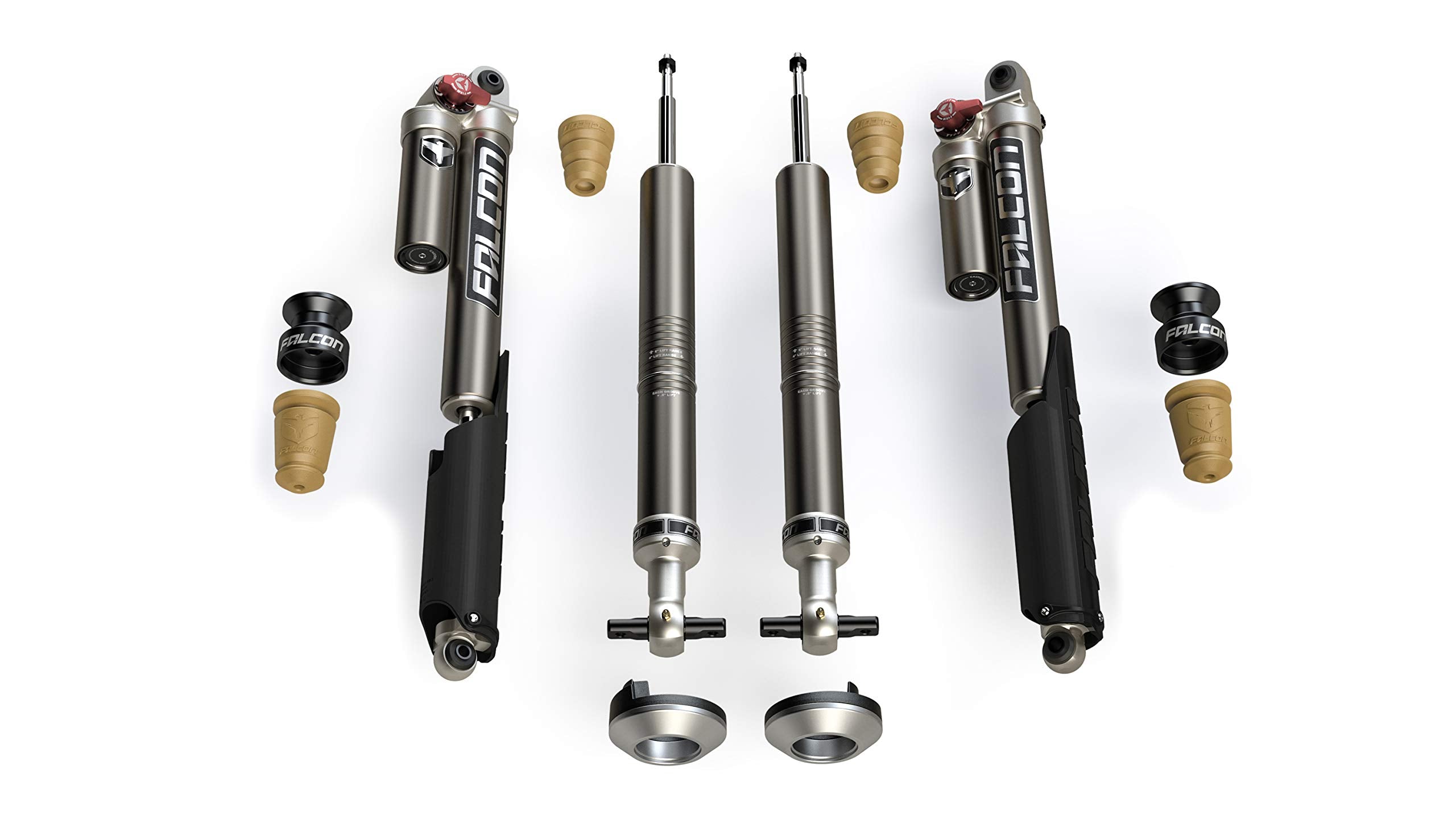 Falcon Sport Tow/Haul 2015+ Ford F-150 4-6” Lift Shock Absorber System