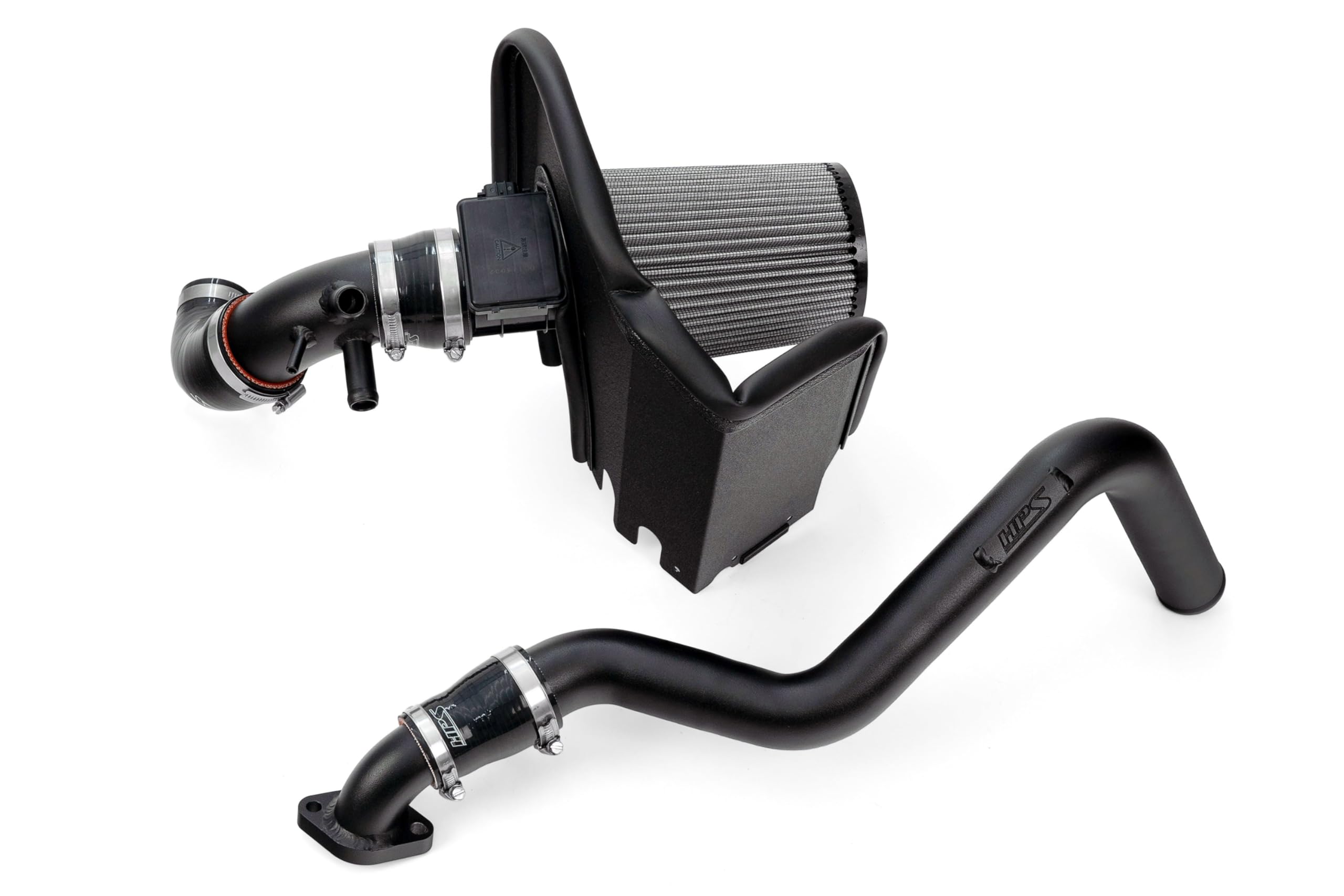 HPS Air Intake Kit Black with Heat Shield Cool Ram Compatible for 2004-2005 Mazda Mazdaspeed Miata 1.8L Turbo, 827-733WB