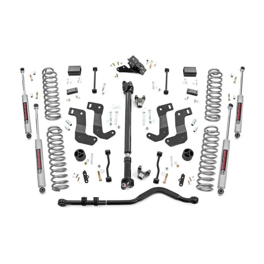3.5" Lift Kit Rough Country for 24-25 Jeep Wrangler JL Rubicon | 4-Door - 94030