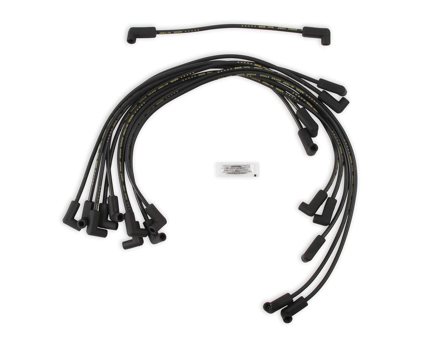 SuperStock ACCEL 5114K 8mm 5000 Series Black Custom Spiral Core Spark Plug Wire Set