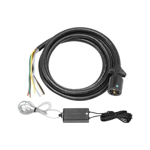 Bargman Bragman 10' Cable and Breakaway Switch 50-67-410-7-Way Molded Trailer End