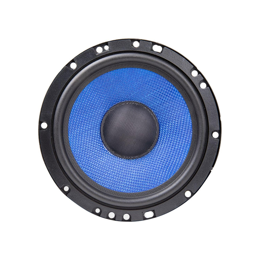 Hifonics Classic Colossus HCC65C 6.5" Component Car Speaker System with Aluminum Dome Tweeters, 150W Peak Power & Butyl Rubber Surrounds - High Performance