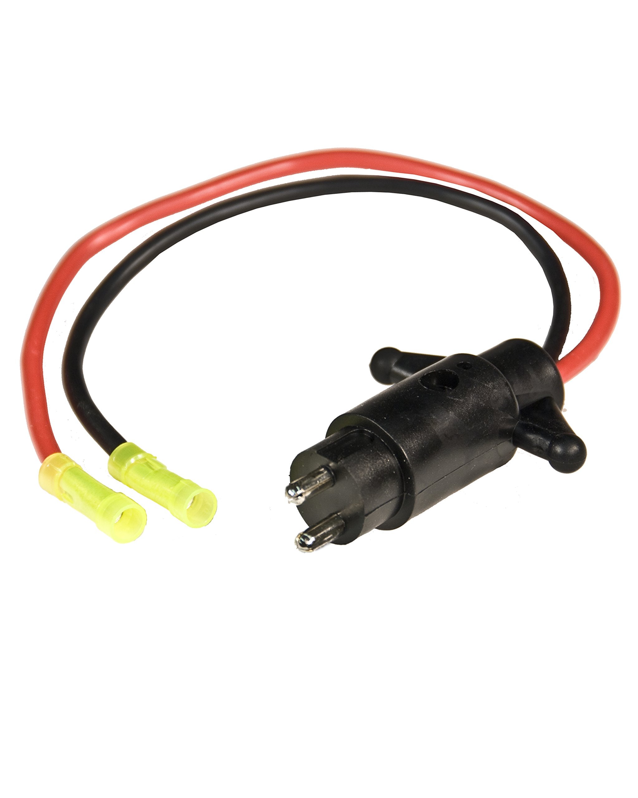 Sierra International WH10480-1 Trolling Motor Male Side Plug with Butt Connectors - 12V, Each