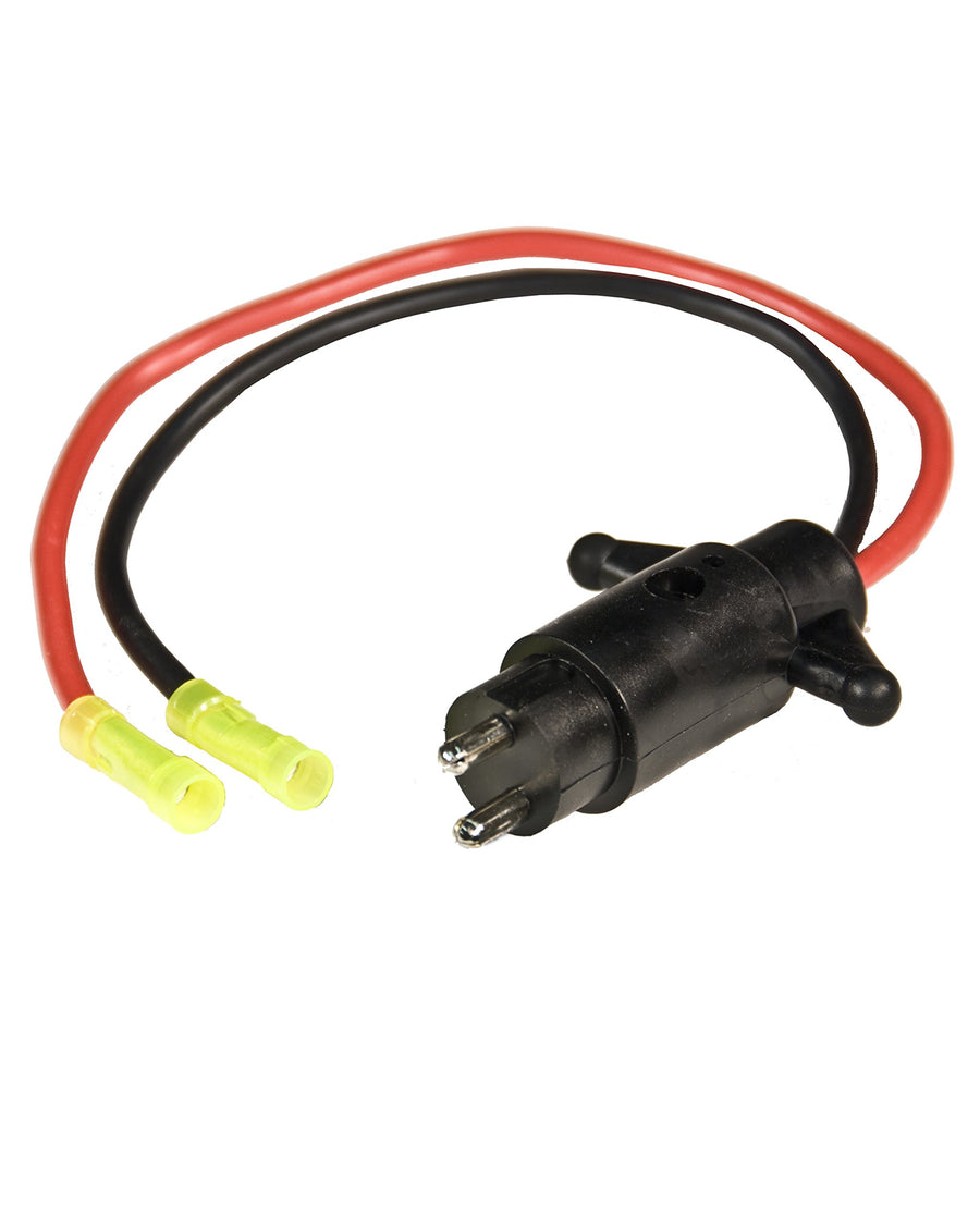 Sierra International WH10480-1 Trolling Motor Male Side Plug with Butt Connectors - 12V, Each