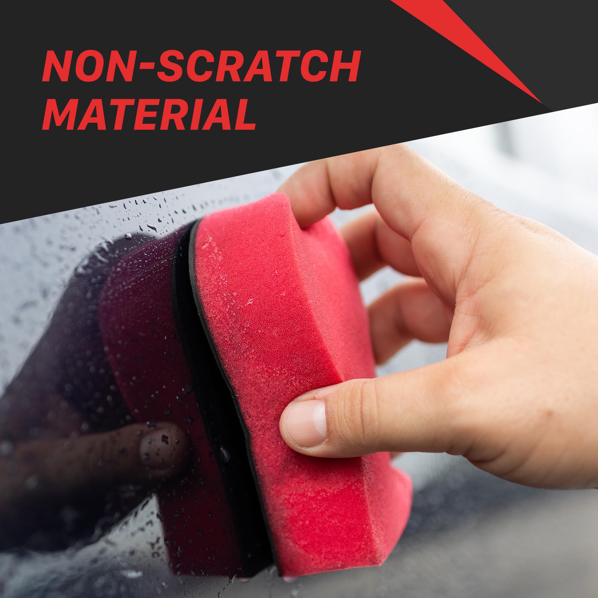 Maxshine Clay Sponge Professional | Long-Lasting Car Detailing Alternative Lasts Up to 10x Longer Than Traditional Clay Bars | Removes Paint Contaminants for Smooth, Clean Finish