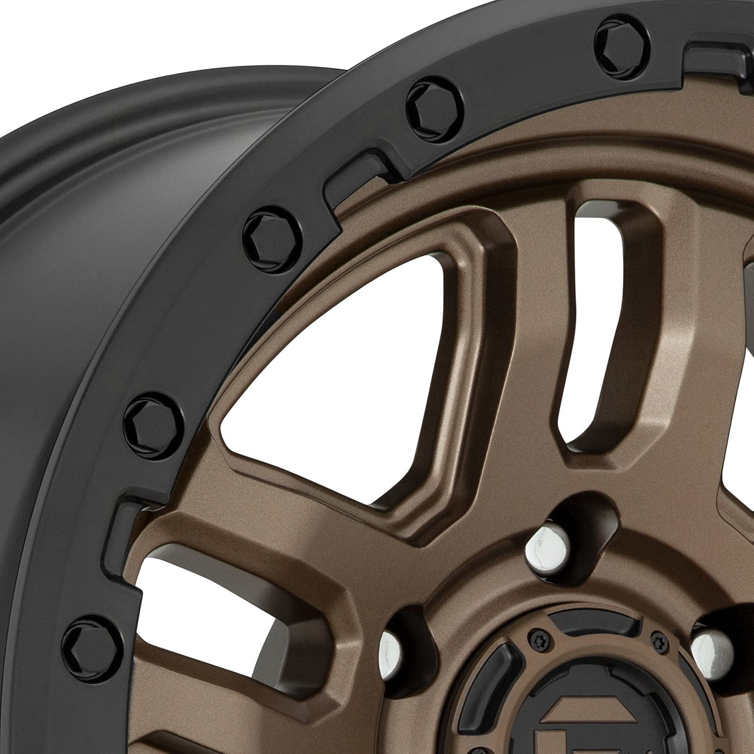 FUEL AMMO 1PC MATTE BRONZE BLACK BEAD RING 20x10 5x127.00 MATTE BRONZE BLACK BEAD RING (-18 mm) AUTOMOTIVE WHEEL