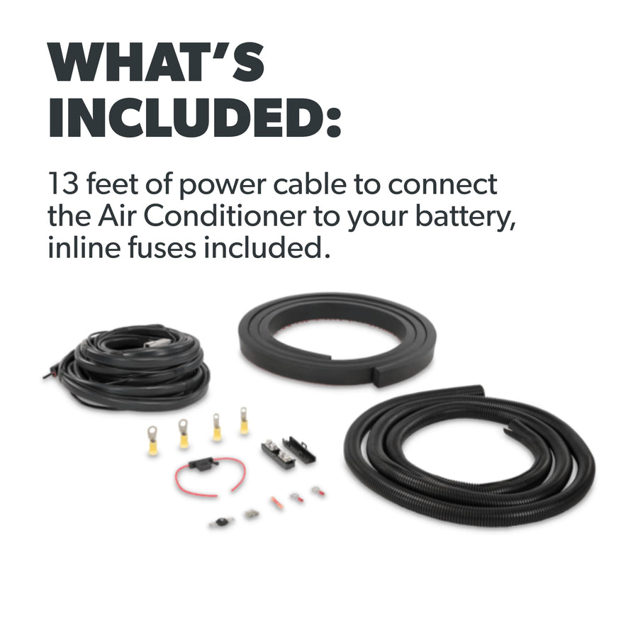 Dometic 12V Air Conditioner Wire Harness for RTX CoolAir | Air Conditioner White Harness RTX 2000 RTX 1000 | Power Cable kit for RTX 12V Installation kit | 4450022959