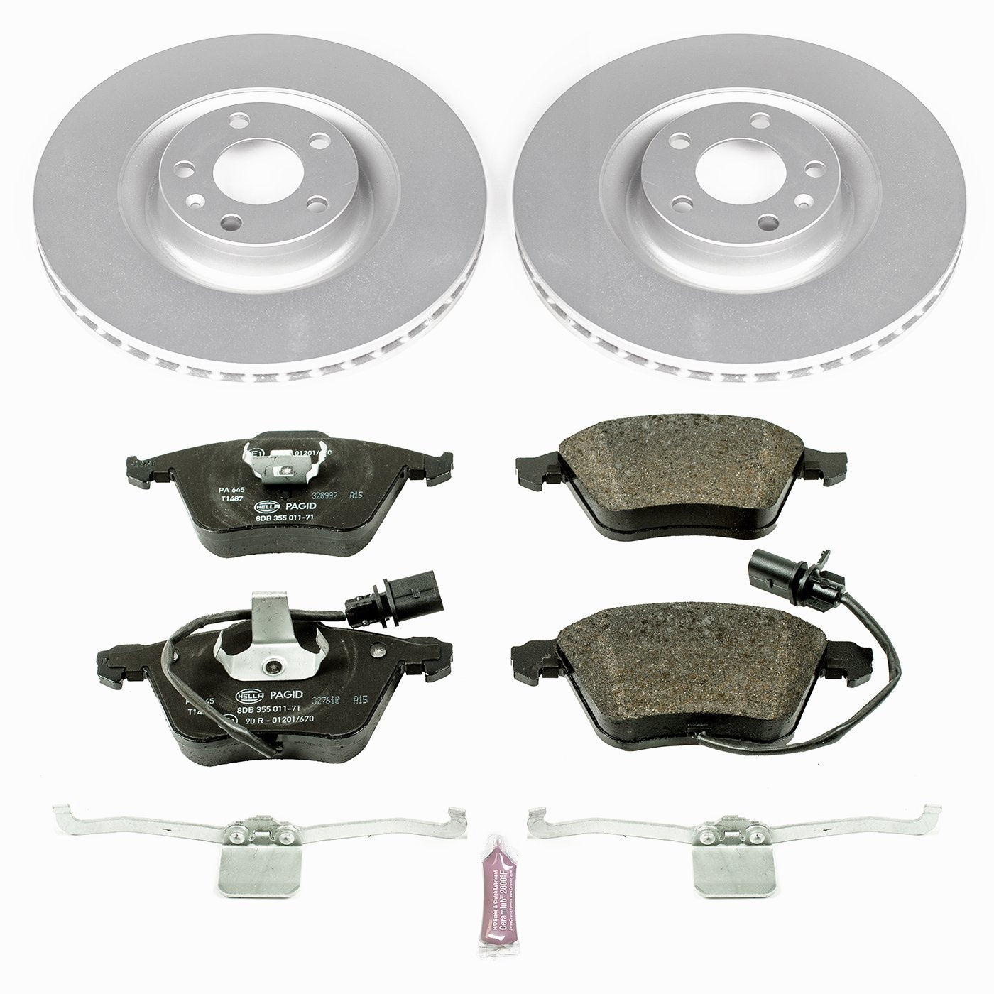 Euro-Stop Power Stop ESK2934 Brake Kit For Audi S4 Front 2004-2009 [Model Specific]